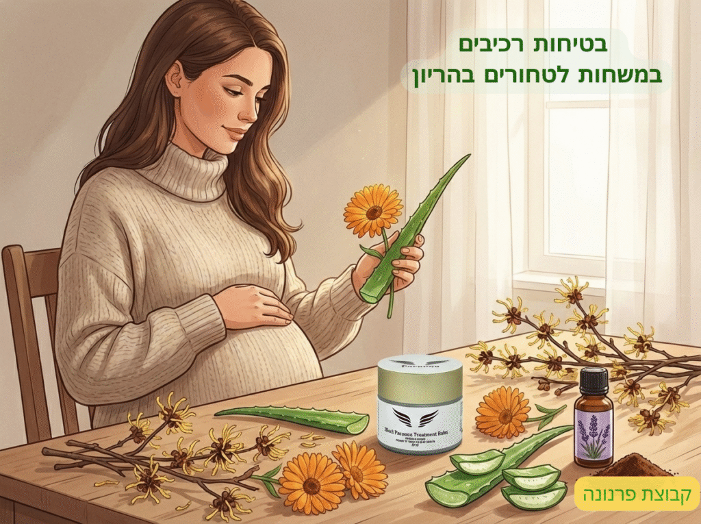 בטיחות רכיבים במשחות לטחורים בהריון - אילוסטרציה